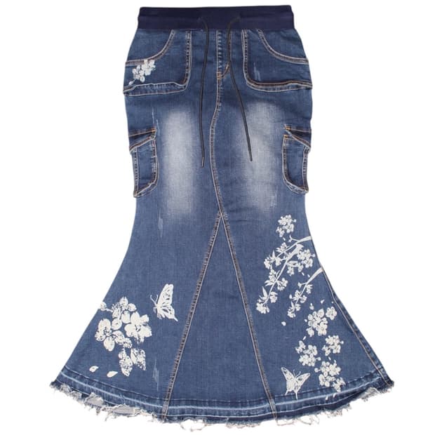 雅結 마사유 Oriental Cargo Mermaid Skirt