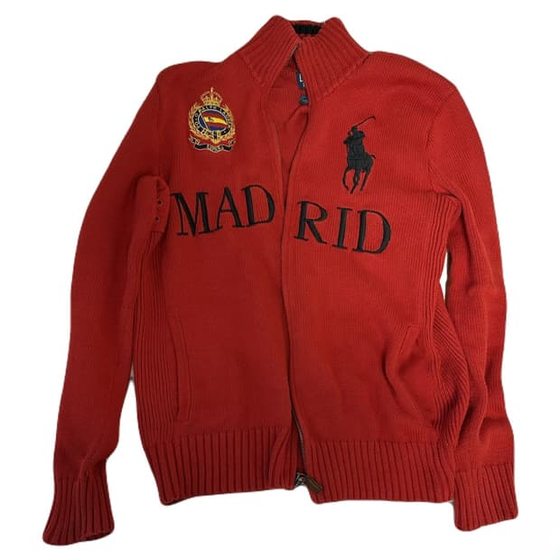 폴로 치프키프 마드리드 빅포니 니트집업