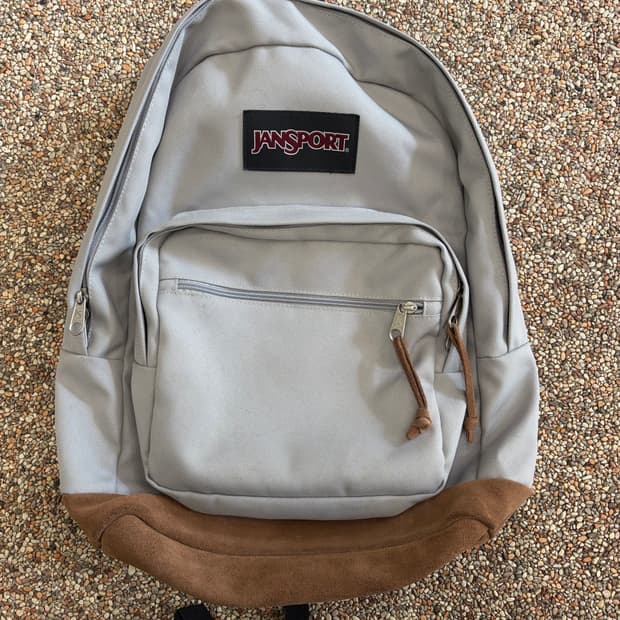 잔스포츠 스웨이드 백팩