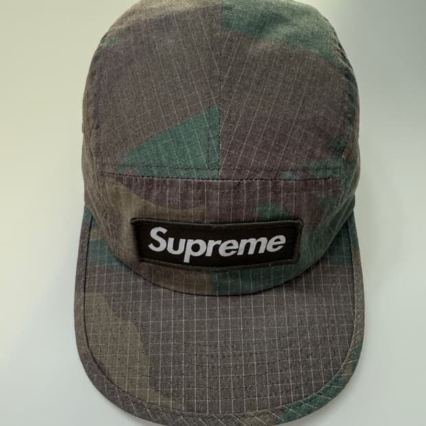 24SS 시즌 슈프림 캠프캡 우드랜드 카모 색상