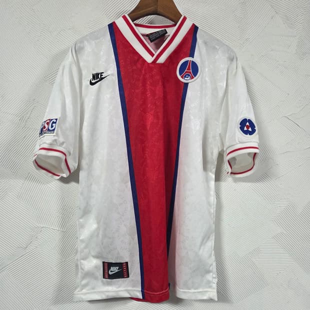 나이키 95~96 PSG 파리생제르망 축구 유니폼 화이트