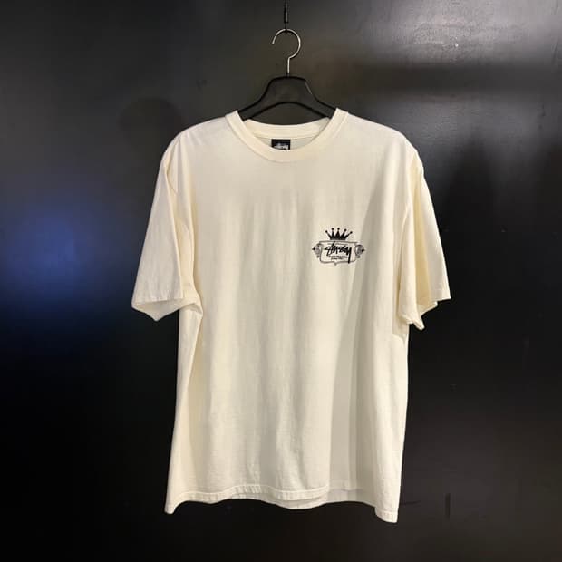 스투시 크라운 로고 반팔티