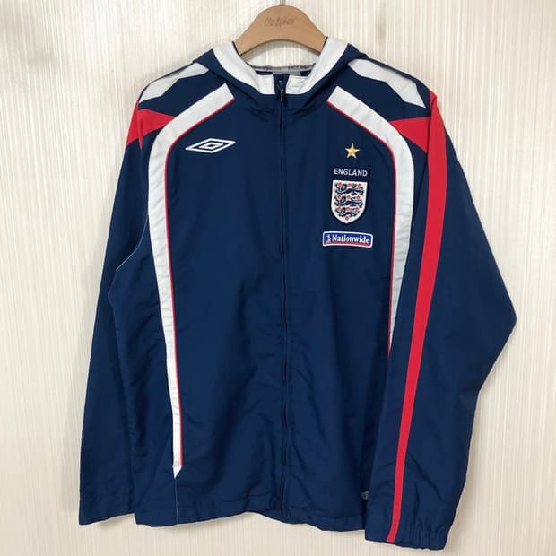엄브로 07-08 잉글랜드축구국대 후드트랙슈트/올드자켓 M(해외)