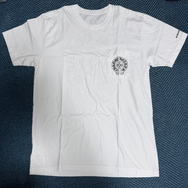[XL]크롬하츠 홀스슈 티셔츠 화이트