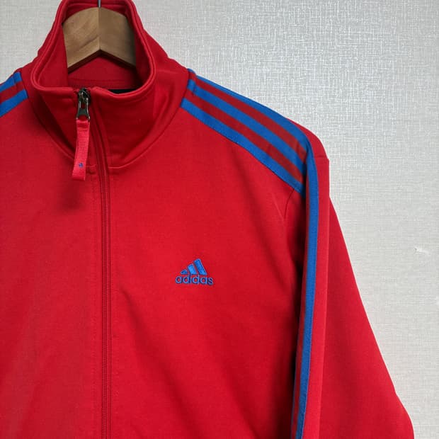 빈티지 아디다스 져지 레드/블루 M