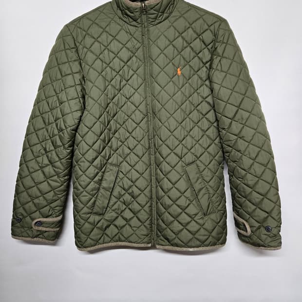 폴로 랄프로렌 퀼팅 자켓 올리브 보이즈 L14~16