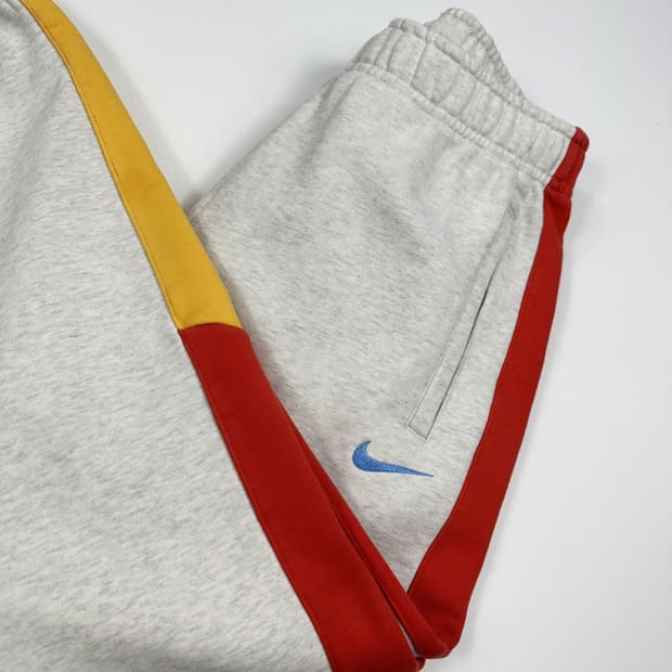 나이키 스우시 아이보리 오트밀 조거팬츠 (M)