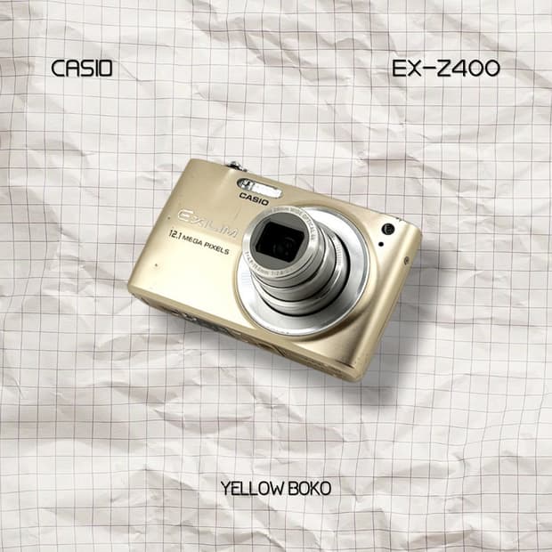 [수채감성] CASIO 카시오 엑슬림 EX-Z400 레트로 디지털 카메라