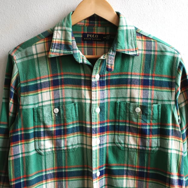 폴로 플란넬 셔츠