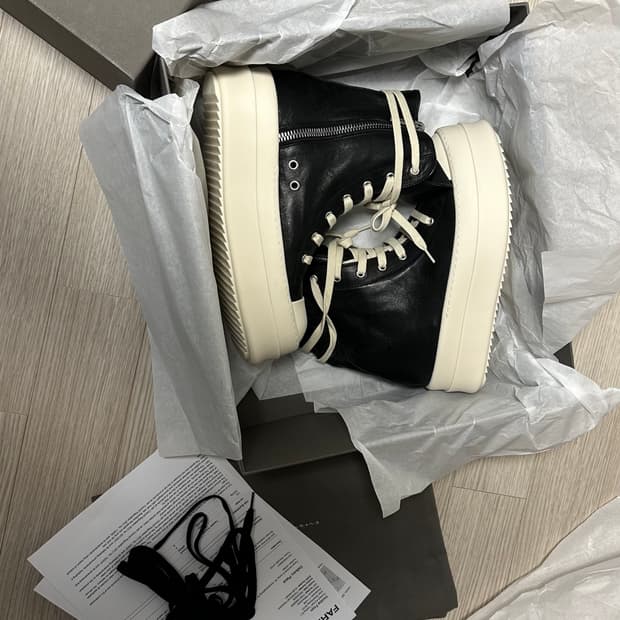 26ss 릭오웬스 라몬즈 메가범퍼 40