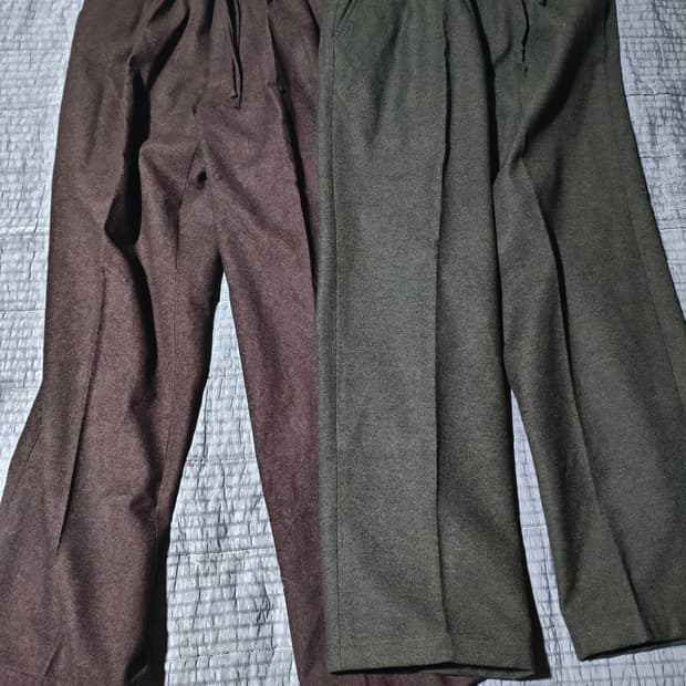 채드프롬 9부 울 밴딩 슬랙스   L  새상품 2컬러 정장
