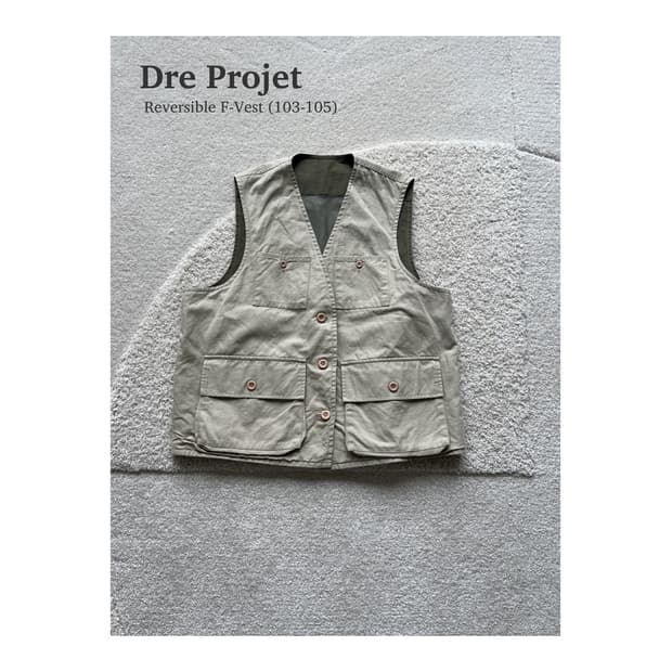드레프로젝트 리버서블 F-Vest (100-105)
