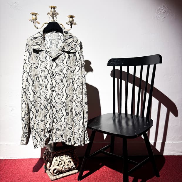 Python Pattern Oversized Shirt