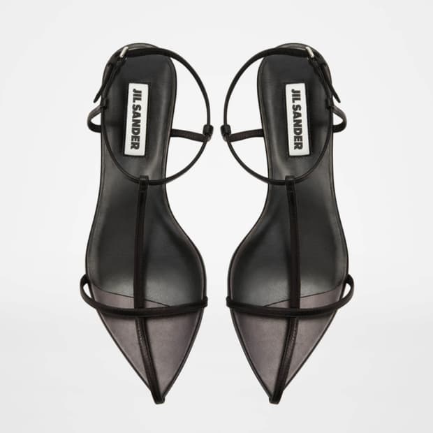 Jil sander 질샌더 샌들 블랙