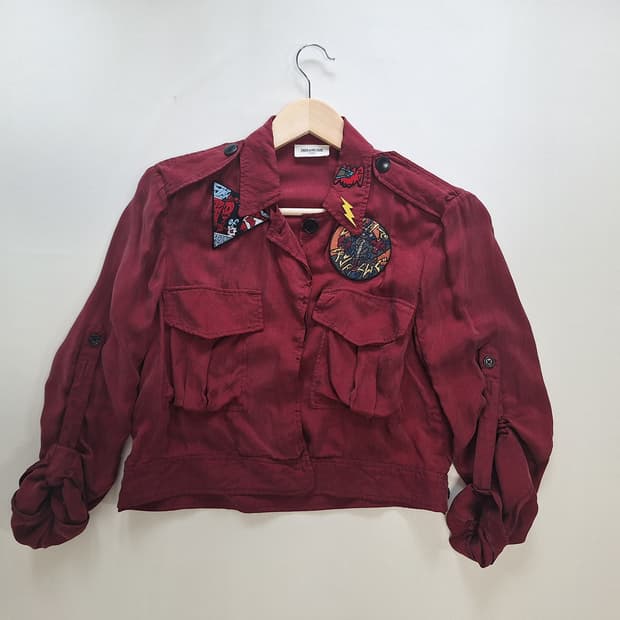 쟈딕앤볼테르 패치 셔츠 자켓