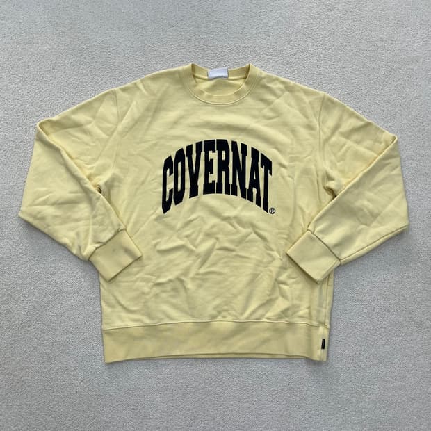 L 커버낫 빅로고 긴팔 맨투맨 0312M1