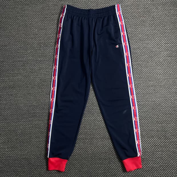 챔피온 일판 사이드 스펠아웃 네이비 트랙팬츠 o 5021