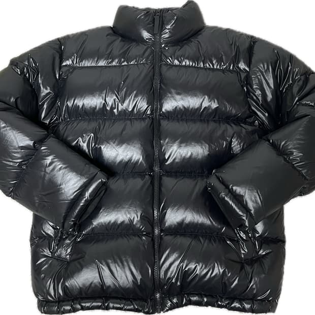 무탠다드 글로시 다운 푸퍼 숏 패딩 재킷 (M)