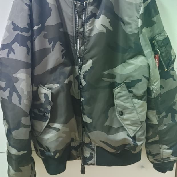 알파인더스트리 카모 MA-1 항공점퍼 2XL