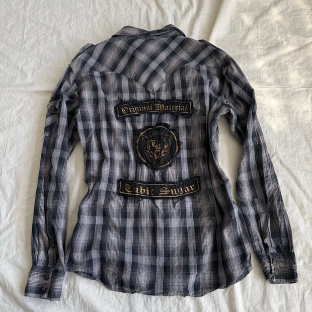 락시크 펑크 체크 셔츠