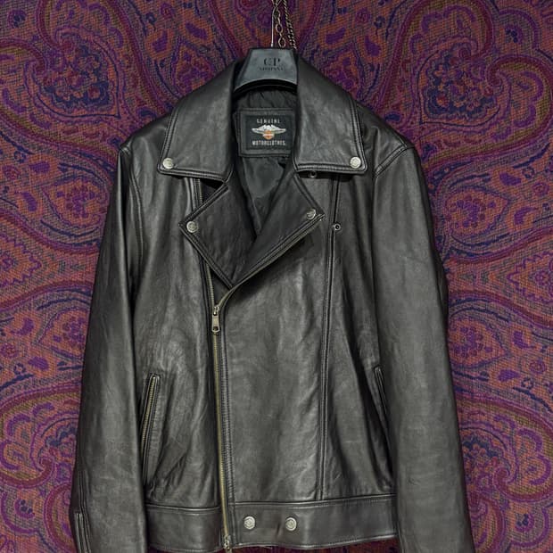 할리데이비슨 더블 라이더 가죽자켓 