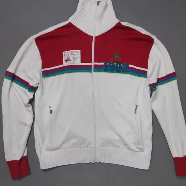 [XL] 르꼬끄 1982 헤리티지 니트 풀집업 자켓