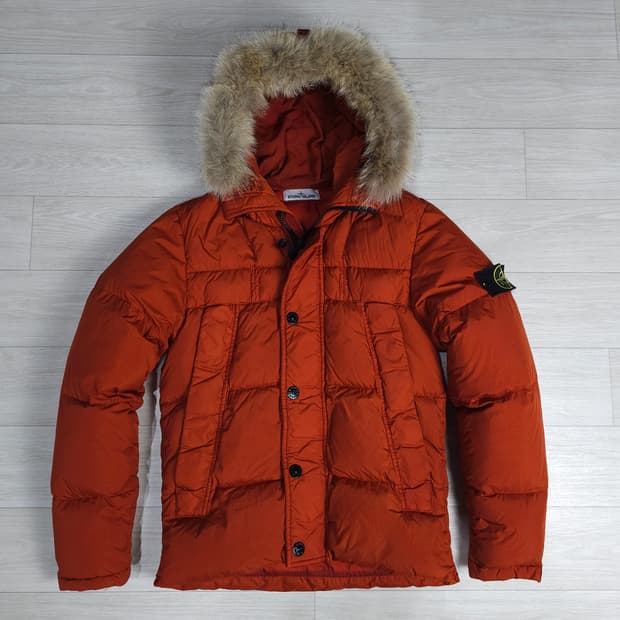 스톤아일랜드 가먼트다이드 크링클랩스 패딩 90