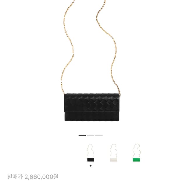 보테가 베네타 인트레치아토 woc 체인백새제품