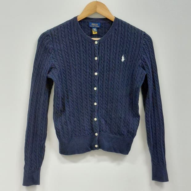 폴로 랄프로렌 걸즈 케이블 가디건 XL