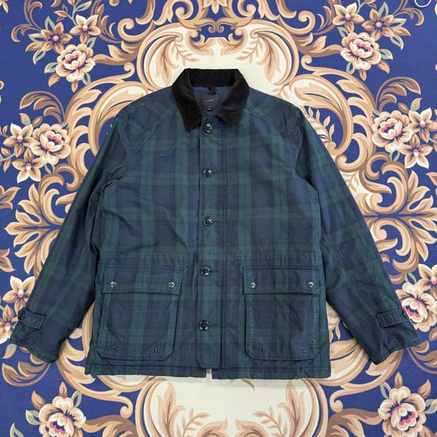 (L)제이크루 J.CREW 블랙워치 체크자켓