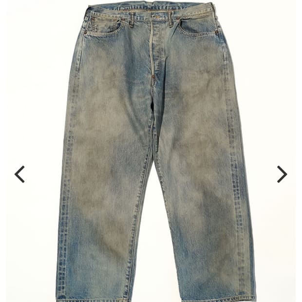 36/32 아프레쎄 37 워시드 와이드 데님