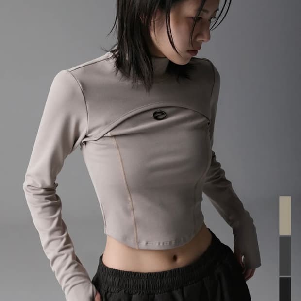 젠더스트 Edge Crop Long Sleeve 