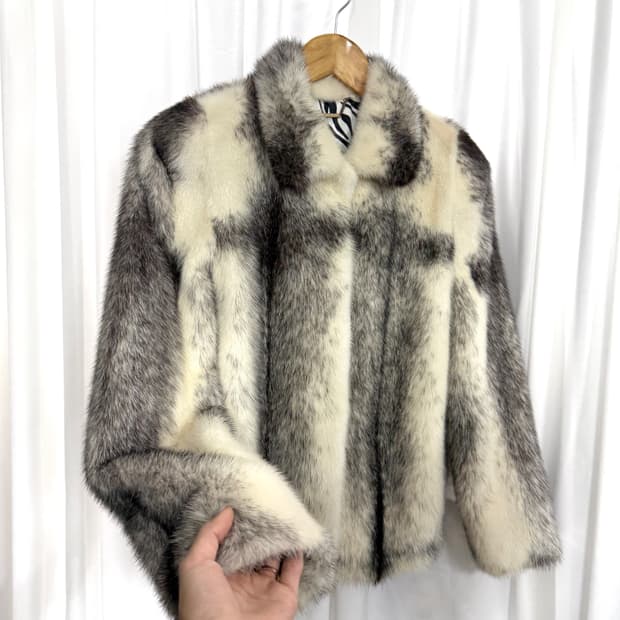 Blackcross mink coat
