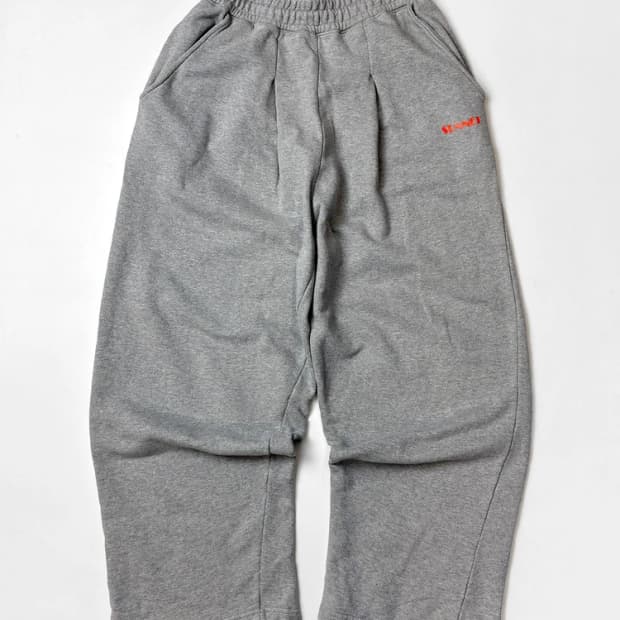 써네이 SUNNEI 와이드 핀턱 스웻 팬츠 PN5634   