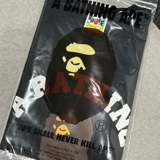 bape college t-shirt 베이프 컬리지 티셔츠 L사이즈 