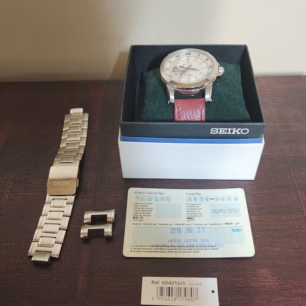 세이코 프리미어 오토매틱 시계