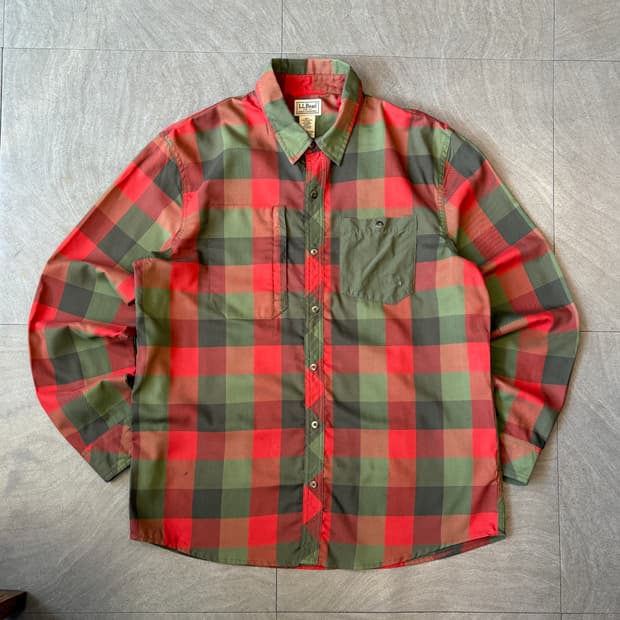 L.L.bean 정품 엘엘빈 체크 셔츠