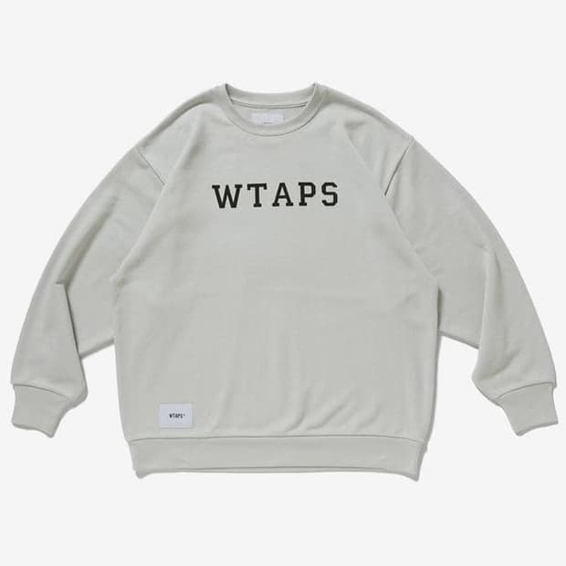 [L] 더블탭스 COPO 아카데미 맨투맨 라이트 그레이 22SS