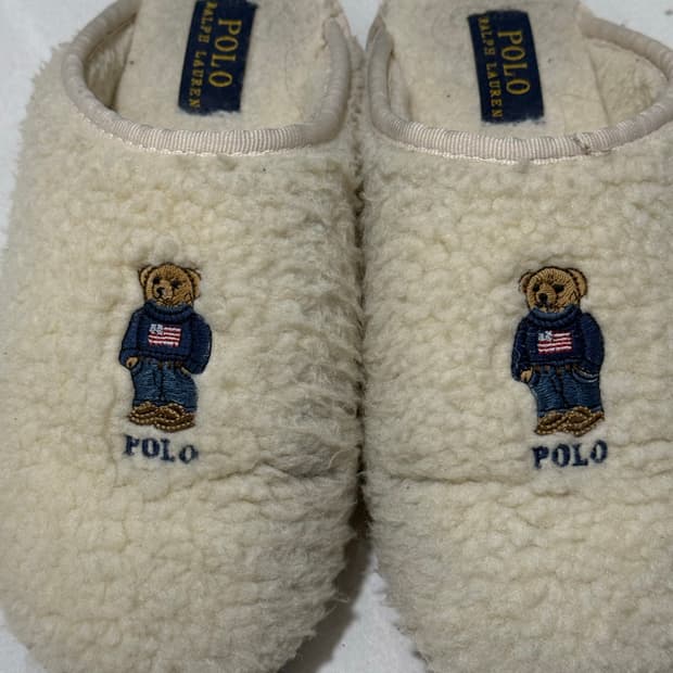 폴로 양털슬리퍼 230