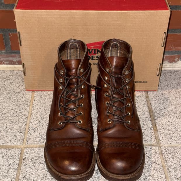 레드윙 8111 아이언레인저 브라운 부츠 265 (8.5D)