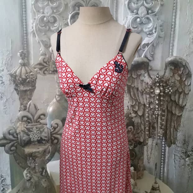 (Sale) 레드 하트 마린 슬립