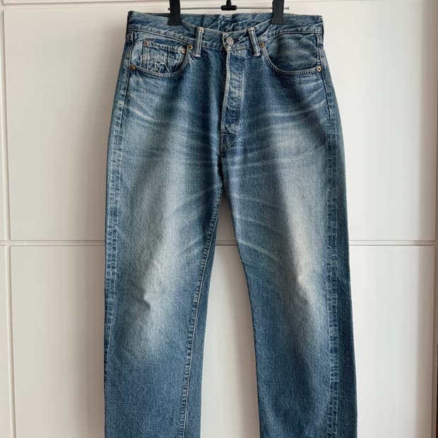 웨어하우스 1101 2nd hand, 32사이즈 라이트인디고