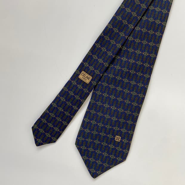 셀린느(celine) 명품 정품 심플로고 넥타이 8.4cm