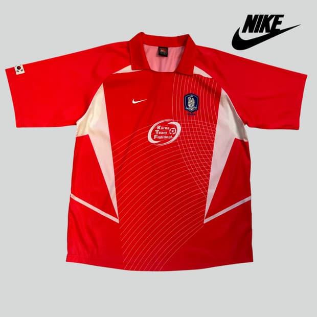 [2XL]나이키 2002 한일월드컵 노마킹 유니폼