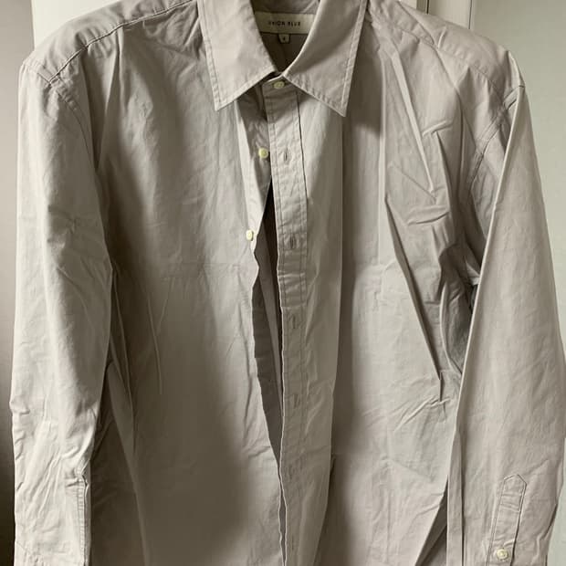 유니온블루 LAUNDRY SHIRT   그레이 색상 s사이즈판매