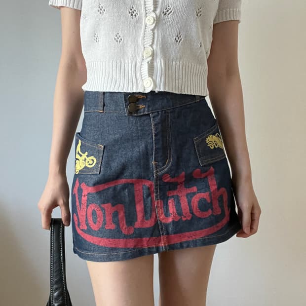 Von Dutch denim cotton 100% skirt