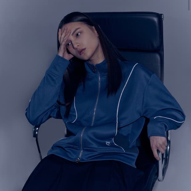 커렌트 ASSYMETRIC JERSEY ZIP UP