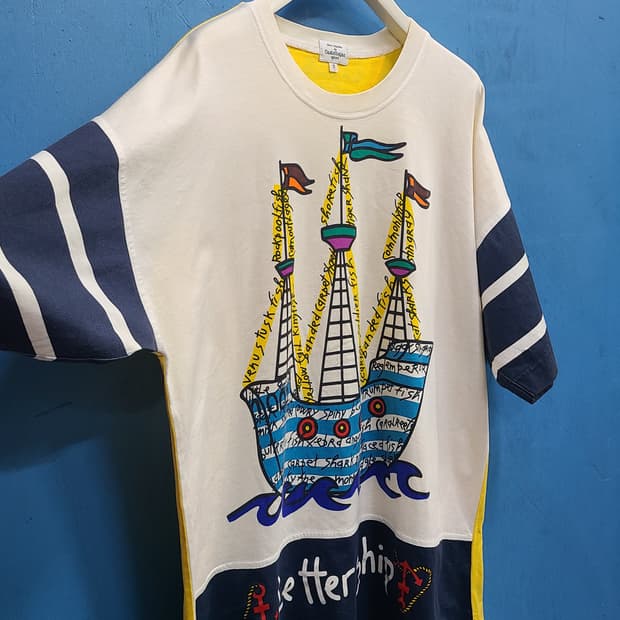 희귀 90s 빈티지 까스텔바작 반팔티