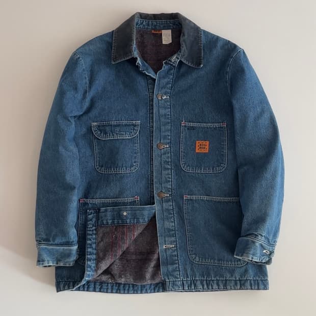 80년대 USA 빈티지 빅벤 데님 초어 자켓 40