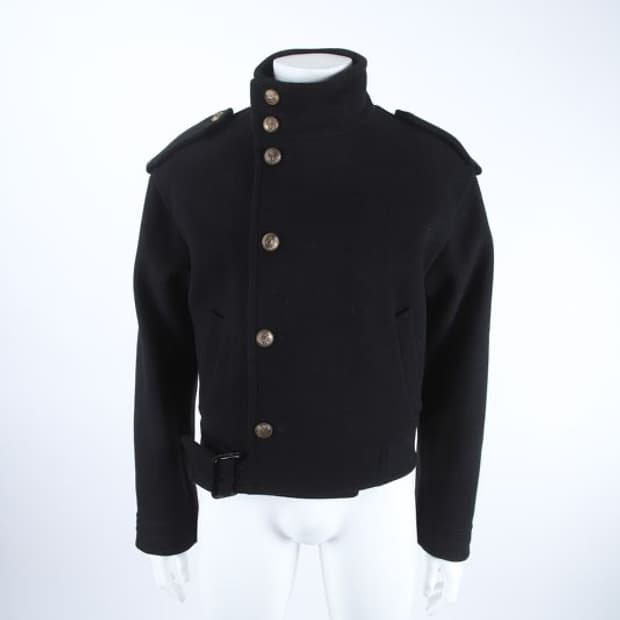 생로랑 울 펠트 밀리터리 자켓 46사이즈 국내매장택